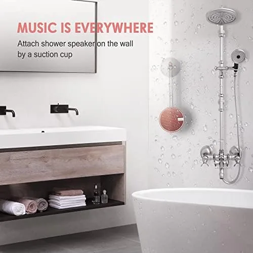 Another view of the INSMY C12 IP67 Waterproof Shower Bluetooth Speakers Portable Small Speaker