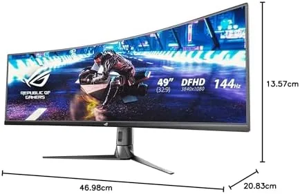 Testing the ASUS ROG XG49VQ 49 Inch 1080p 144Hz Ultrawide Curved Gaming over two weeks