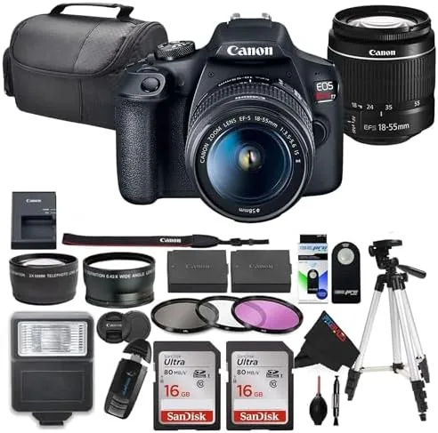 Testing the Canon EOS Rebel T7 DSLR Camera with 18-55mm Lens (Black) over two weeks