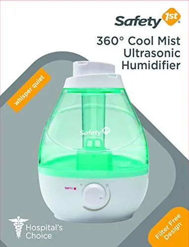 The Safety 1st 360 Degree Cool Mist Ultrasonic Humidifier, Seafoam in real use