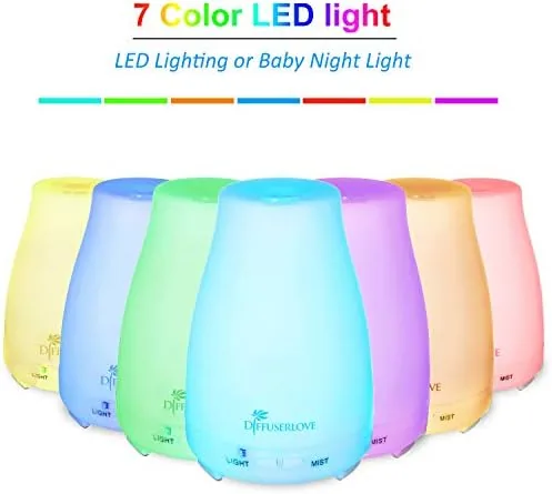 Close look at the Diffuserlove 2 Pack 200ml Essential Oil Diffuser Ultrasonic Aromatherapy Diffuser build quality