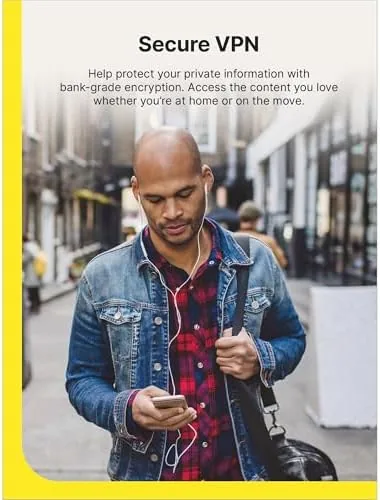 Norton dark web monitoring alert in the mobile app