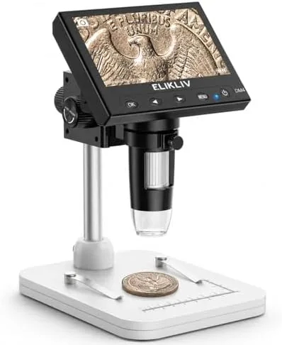 Elikliv EDM4 Digital Coin Microscope Review: A Close Look at a 1000x LCD Magnifier