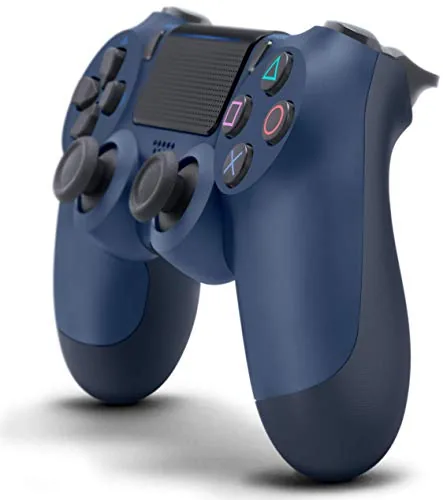 DualShock 4 compared with a brand new controller on a desk