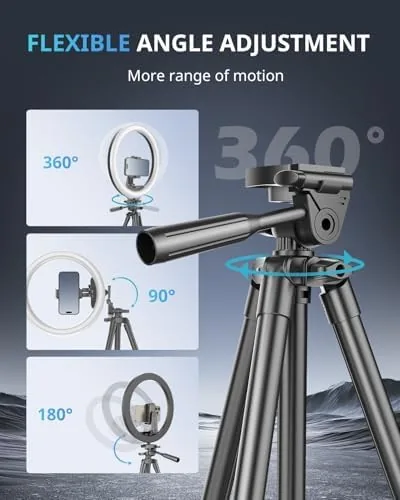 The UBeesize 12 inch Ring Light with Stand, Selfie Ring Light in real use