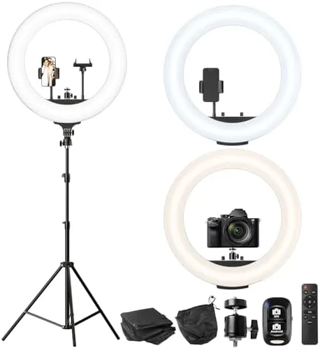 Testing the UBeesize 12 inch Ring Light with Stand, Selfie Ring Light over two weeks