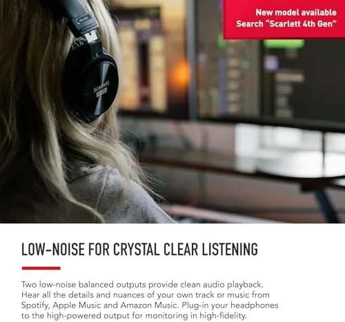 A recording session close-up showing the halo gain light on the interface