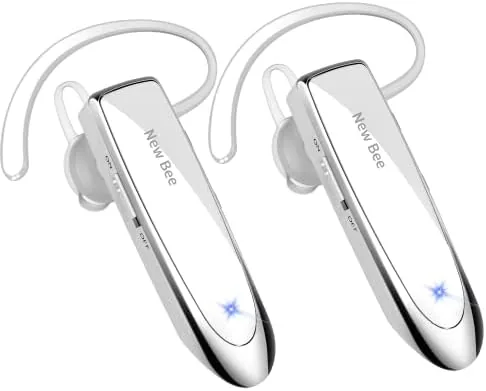 [2 Pack] Bluetooth Earpiece V5.0 Wireless Handsfree Headset 24 Hrs Driving | 60 Days Review: Tested and Rated