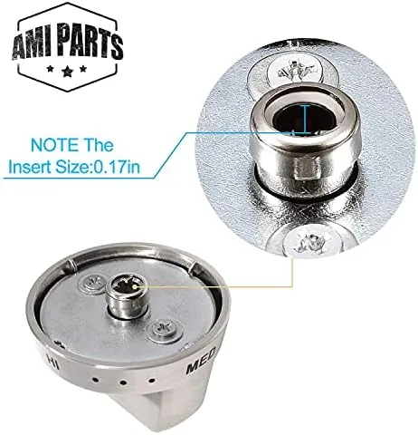 Another view of the AMI PARTS DG64-00473A Range Burner Dial Knob Range Oven Knob