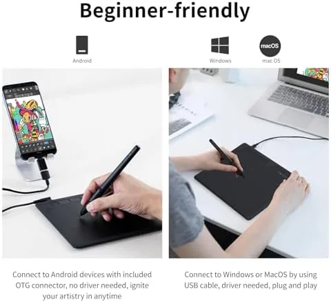 The GAOMON S620 Graphics Drawing Tablet, 6.5x4, 8192 Pressure & 4 in real use