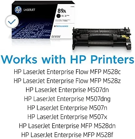 Close look at the HP 89A Black Toner Cartridge | Works with LaserJet Enterprise build quality