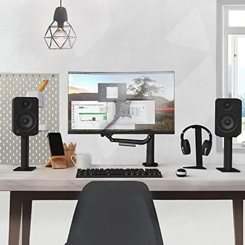 Testing the Kanto SP9 Rising Desktop Speaker Stands for Small/Medium Bookshelf Speakers over two weeks