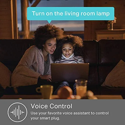 Living room lamp on a schedule controlled by the Kasa app