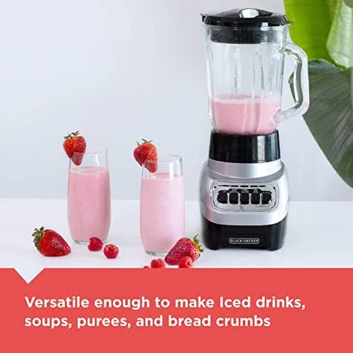 PowerCrush blender next to a personal blender for comparison