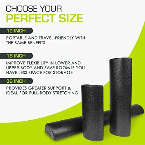 The ProsourceFit High Density Foam Rollers - inches long. Firm Full in real use