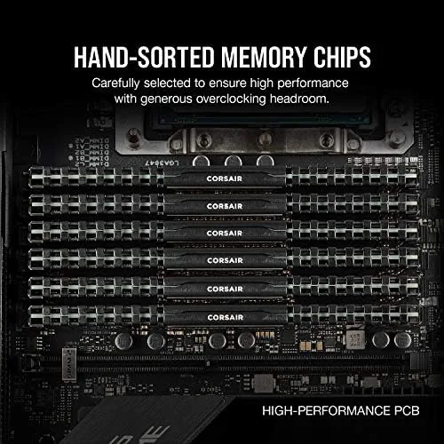 Memory kit installed in a motherboard with a large tower cooler above