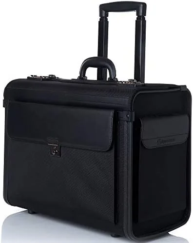 Alpine Swiss Rolling 17" Laptop Briefcase on Wheels Attache Lawyers Case Legal Size Review: Tested and Rated