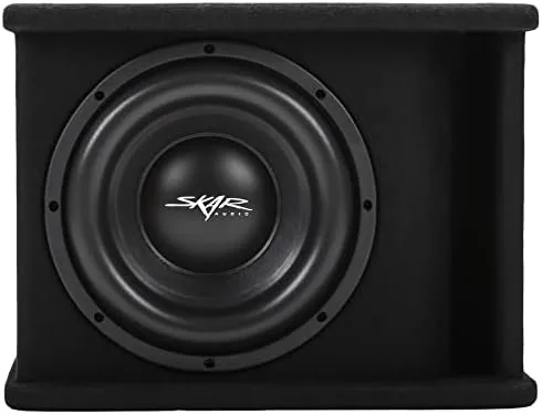 Close look at the Skar Audio Single 10" 1200W Loaded SDR Series Vented Subwoofer build quality