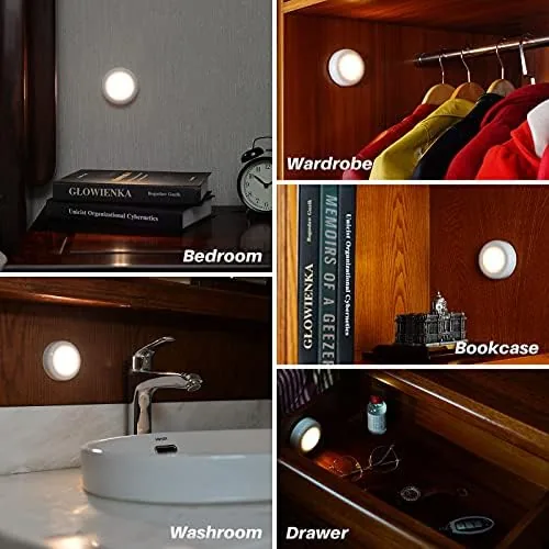 Testing the STAR-SPANGLED 2.8" LED Puck Lights Under Cabinet AAA Battery, 5 over two weeks