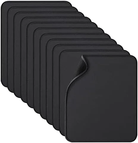 Zhithink 11 Pack Mouse Pad, 10.2''x8.2'' Computer Mousepad Bulk, Black | Reinforced Stitching Edge Review: Tested and Rated