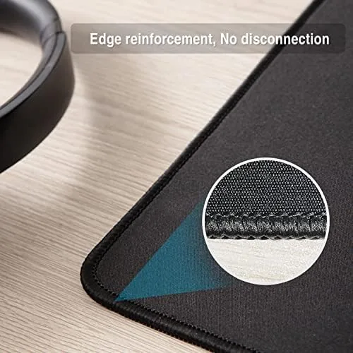The Zhithink 11 Pack Mouse Pad, 10.2''x8.2'' Computer Mousepad Bulk, Black in real use