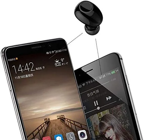 The Single Earbud Bluetooth Earpiece,Cellphone Wireless Mic Headset 10Hr | Low in real use