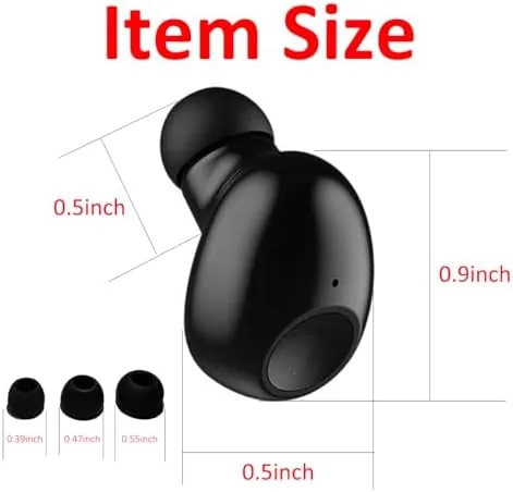 The Single Earbud Bluetooth Earpiece,Cellphone Wireless Mic Headset 10Hr | Low compared in context