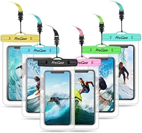 ProCase 6 Pack Waterproof Phone Pouch Dry Bag Underwater Case for iPhone 16 15 Review: Tested and Rated
