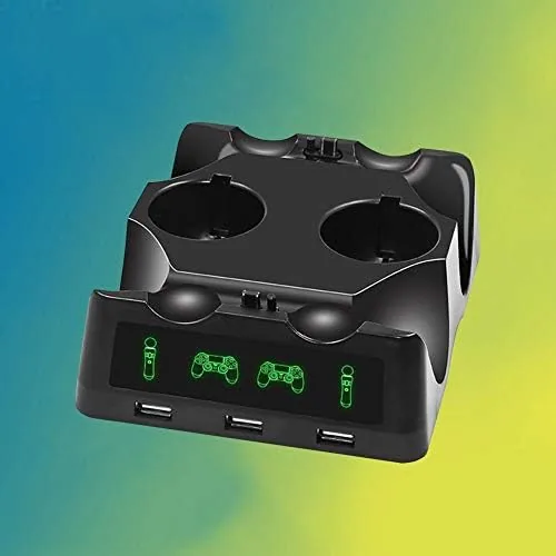 VR play session with fully charged Move controllers in use