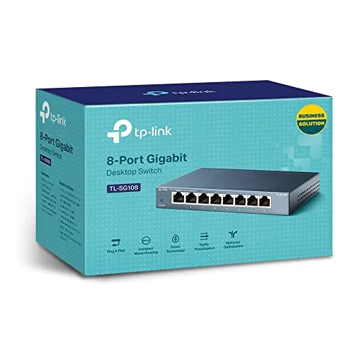 All eight ports in use with multiple devices connected during testing