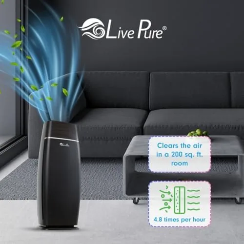 The LivePure LP260TH-G Sierra Series True HEPA Digital Tall Tower Air compared in context