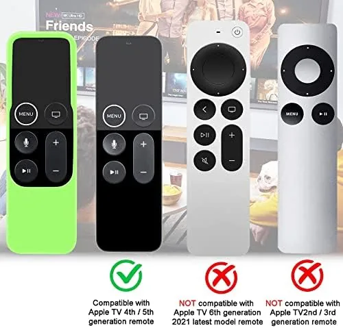 Close look at the Case Compatible with Apple TV 4K/ 4th Gen Remote Chartreuse build quality