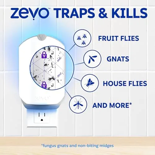 Another view of the Zevo Flying Insect Trap for Fruit Flies & Gnats, 1