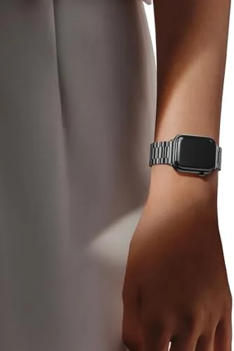 The EPULY banded Apple Watch photographed in a formal setting on a table