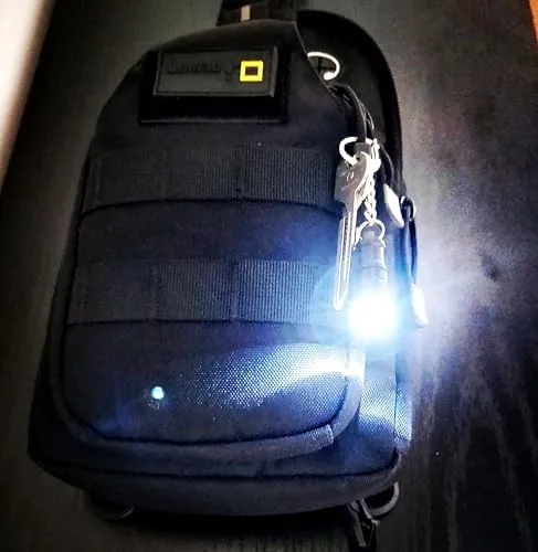 Testing the e1 Smallest Keychain Flashlight Tiny Mini Keychain Light Long-Lasting Safety over two weeks