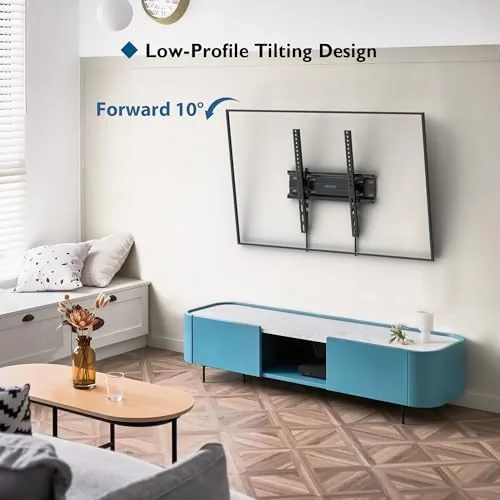 Detail shot of the BONTEC TV Wall Mount Tilting, 23-60 inch TVs, Max VESA features