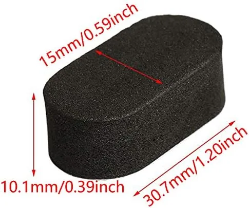 Close look at the DGZZI 30pcs FPV M3 Sponge Landing Gear Skids Mat Feet build quality