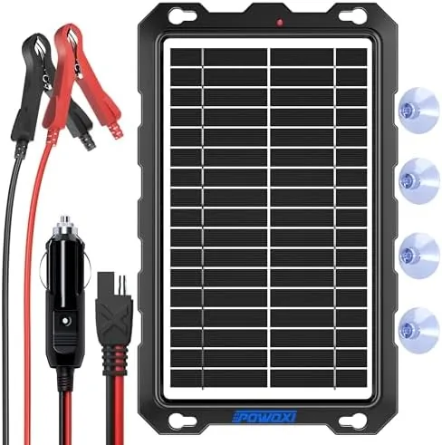 POWOXI 9W 12V Solar Battery Charger Trickle Maintainer Kit for Car | Smart Charge Review: Tested and Rated