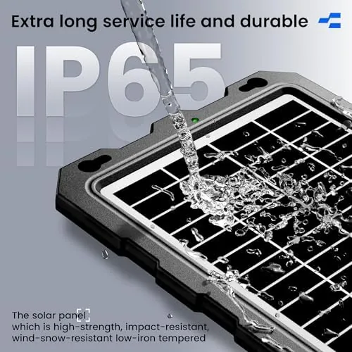 The POWOXI 9W 12V Solar Battery Charger Trickle Maintainer Kit for compared in context