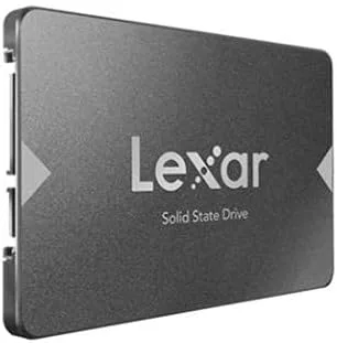 Benchmark results for the Lexar NS100 read and write speeds