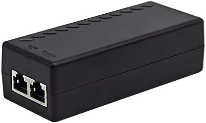 Overview of the Gigabit PoE+ Injector Powerline Network Adapter IEEE 802.3af/at | 10/100/1000Mbps,48V