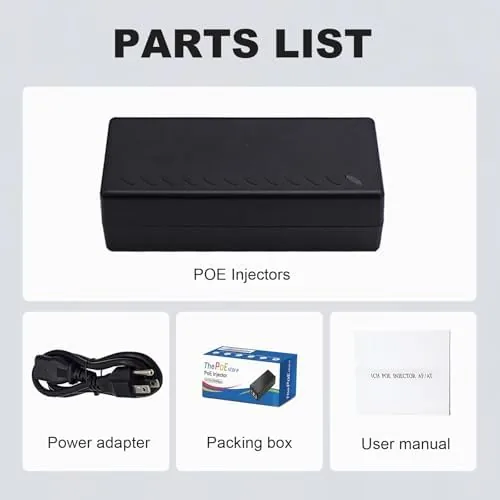 The Gigabit PoE+ Injector Powerline Network Adapter IEEE 802.3af/at | 10/100/1000Mbps,48V compared in context