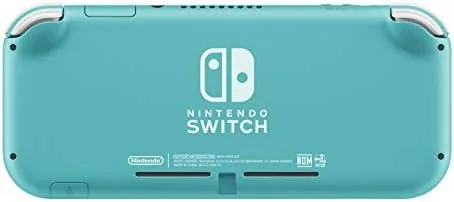 Close up of the Switch Lite Turquoise controls and screen