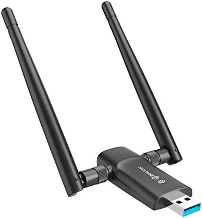 Overview of the Nineplus Wireless USB WiFi Adapter for PC - 1300Mbps Dual