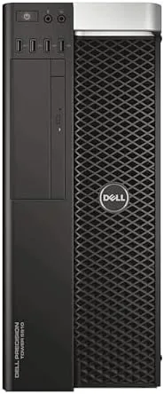 Inside the open T5810 chassis showing the Xeon processor cooler and RAM slots