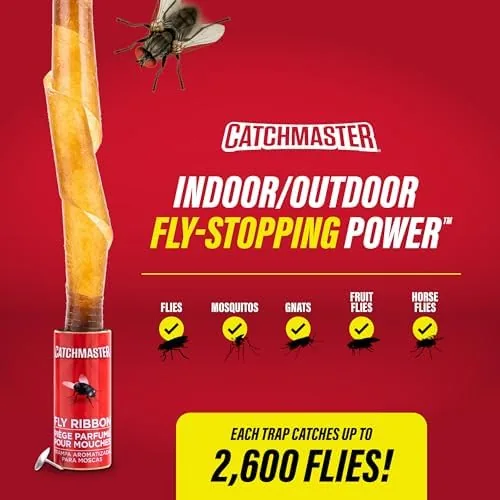 Another view of the Catchmaster Fly Ribbon 20-Pack, Bug & Fly Traps Outdoor and