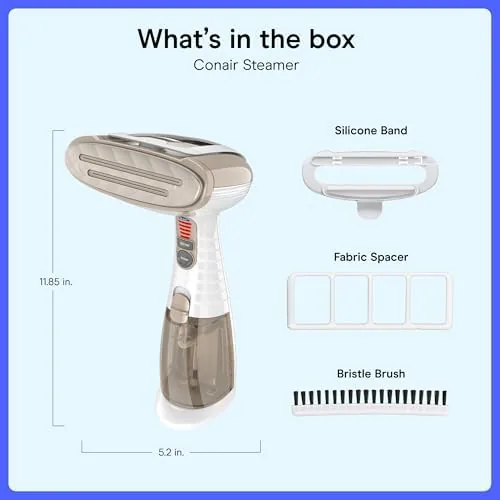 Testing the Conair Handheld Garment Steamer for Clothes, Turbo ExtremeSteam 1875W Fabric over two weeks