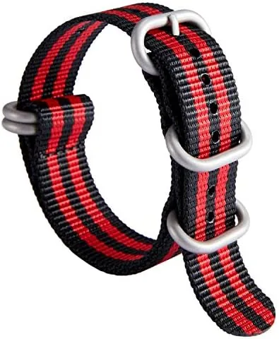 Testing the BINLUN Premium Ballistic Nylon Watch Strap, Heavy Duty 5-Ring Replacement over two weeks