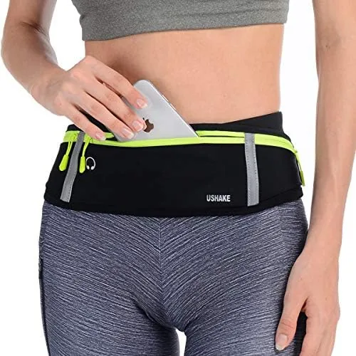USHAKE Slim Running Belt, Workout Fanny Pack for Men Women,Exercise Waist Pack for Apple Review: Tested and Rated
