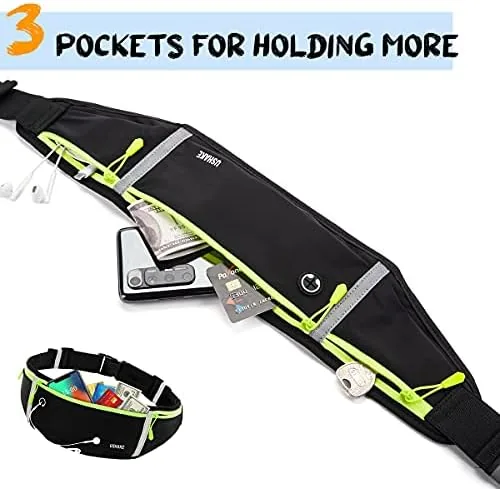 Close look at the USHAKE Slim Running Belt, Workout Fanny Pack for Men Women,Exercise build quality